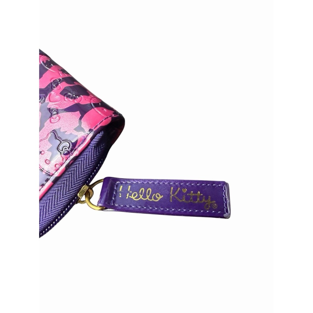 Loungefly Loves Hello Kitty Bowler Tote Bag Wallet Set Pink Purple RARE - Picture 9 of 16